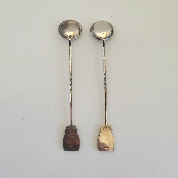 Chilean Sterling and Lapiz spoons - Picture 5 of 8